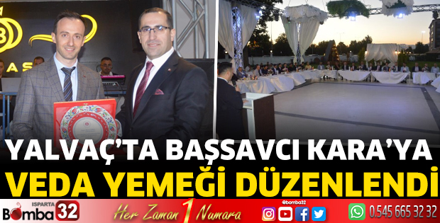 Başsavcı Kara’ya Veda Yemeği