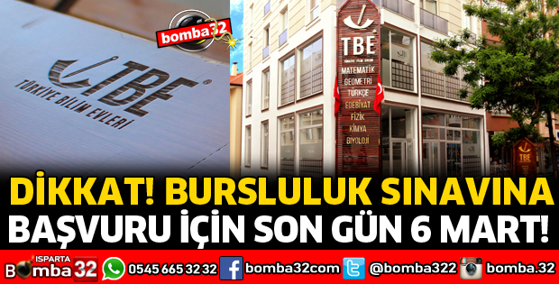 BAŞVURU İÇİN SON GÜN 6 MART