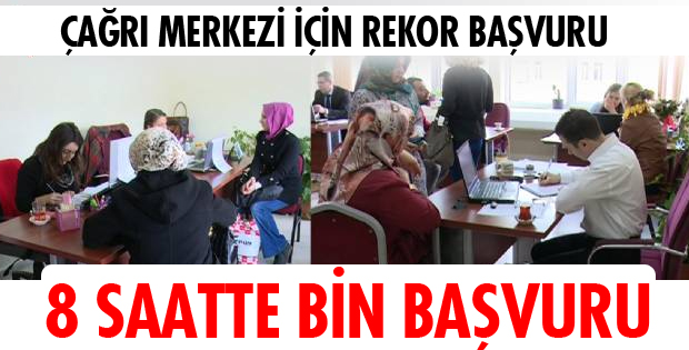 BAŞVURU SAYISI 6 BİNİ GEÇECEK
