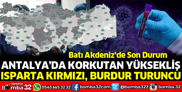 Batı Akdeniz'de son durum