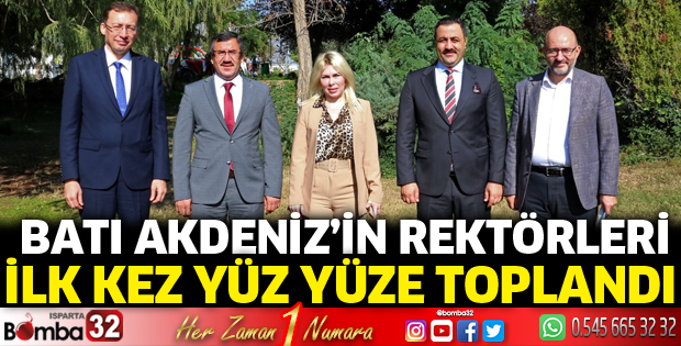 Batı Akdeniz'in rektörleri bir araya geldi