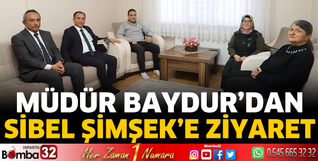 Baydur’dan Sibel Şimşek’e ziyaret 