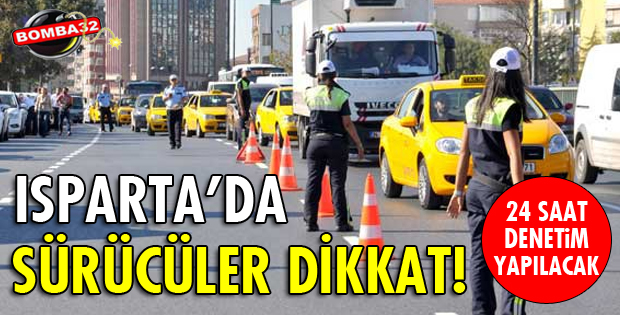 Bayramda 24 saat trafik denetimi yapılacak
