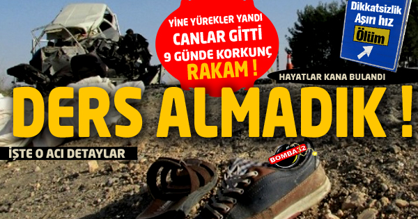 YÜREKLER YANDI CANLAR GİTTİ !