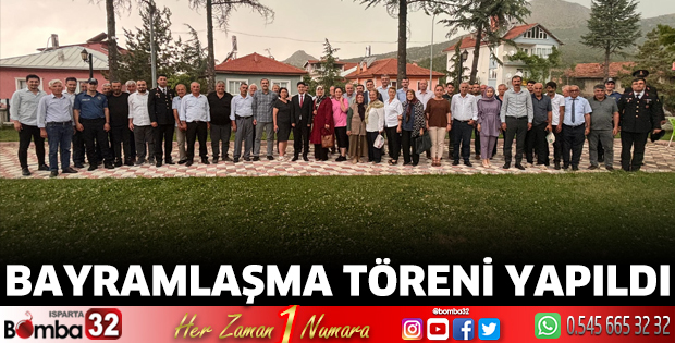 Bayramlaşma töreni yapıldı