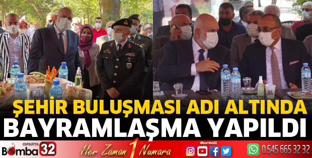 Bayramlaşma yapıldı
