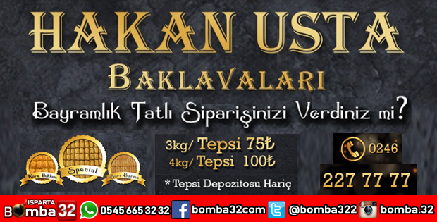 BAYRAMLIK TATLINIZ İÇİN HAKAN USTA BAKLAVALARI