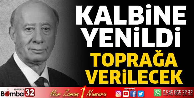 Bekir Şahin Tütüncü kalbine yenildi
