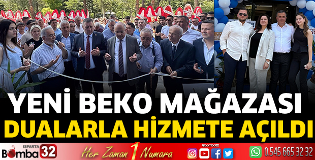 BEKO mağazası dualarla hizmete açıldı