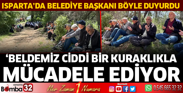Beldemiz ciddi bir kuraklıkla mücadele ediyor