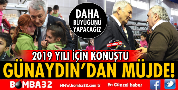 BELEDİYE BAŞKANI GÜNAYDIN'DAN MÜJDE!