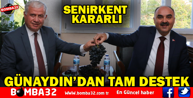 BELEDİYE BAŞKANLARI SENİRKENT ÜZÜMÜNÜ TANITIYOR