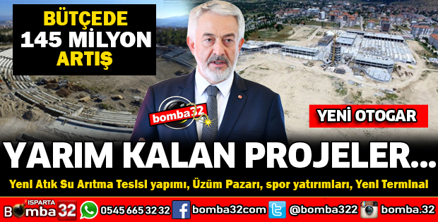 BELEDİYE BÜYÜK YATIRIMLAR İÇİN BÜTÇEDE 145 MİLYON ARTIŞ YAPTI