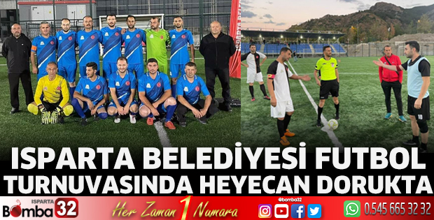 Belediye Futbol Turnuvasında heyecan dorukta