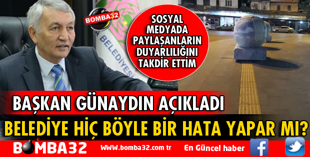 BELEDİYE HİÇ BÖYLE BİR HATA YAPAR MI?