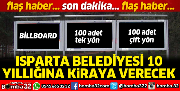 BELEDİYE KİRAYA VERECEK