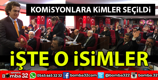 BELEDİYE MECLİS ENCÜMEN VE KOMİSYON SEÇİMLERİ YAPILDI