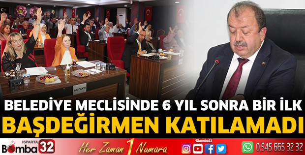 Belediye meclisinde 6 yıl sonra bir ilk 