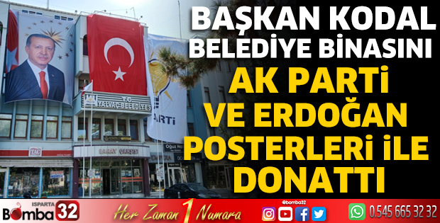 Belediye Sarayı AK’a büründü