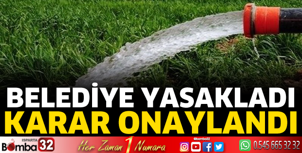 Belediye yasakladı 