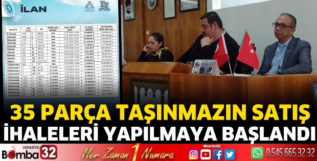 Belediyede taşınmaz satış ihaleleri heyecanı