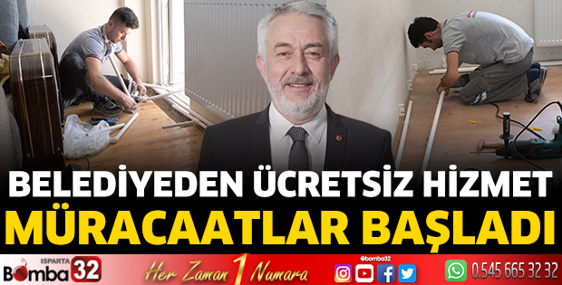 Belediyeden ücretsiz hizmet