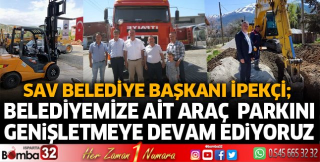 Belediyemize ait araç  parkını genişletmeye devam ediyoruz