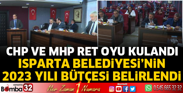Belediyenin 2023 yılı bütçesi belirlendi