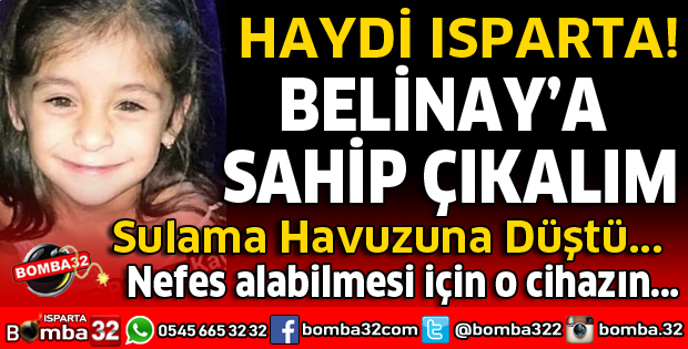 BELİNAY İÇİN YARDIM KAMPANYASI BAŞLATILDI