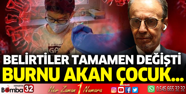 Belirtiler tamamen değişti! Burnu akan çocuk...