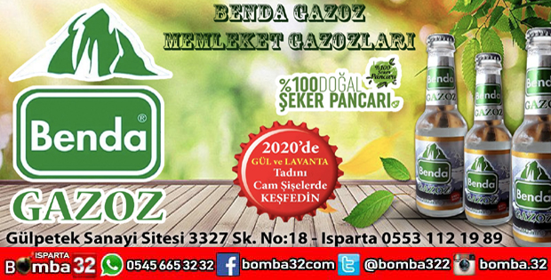 BENDA GAZOZ ISPARTA'NIN MARKASI