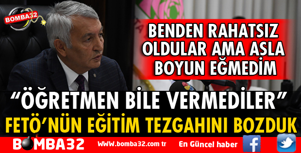 BENDEN RAHATSIZ OLDULAR AMA ASLA BOYUN EĞMEDİM