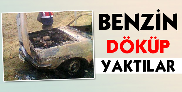 Benzin Döküp Yaktı