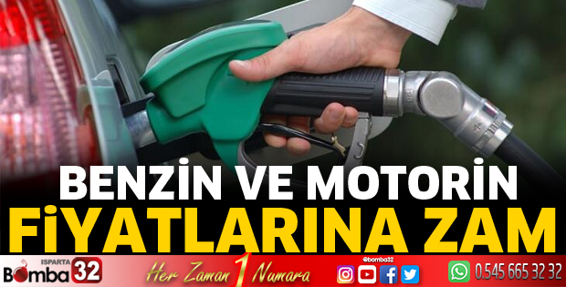 Benzin ve motorine fiyatına zam