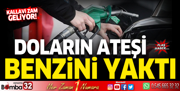 Benzine ve motorine dev zam