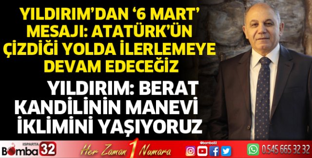 Berat Kandili'nin manevi iklimini yaşıyoruz