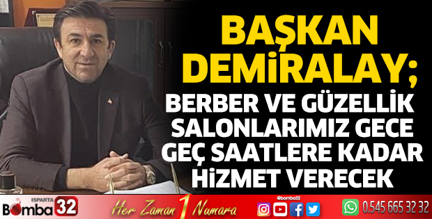 Berber, kuaför ve güzellik salonları gece geç saatlere kadar açık