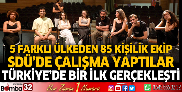 Beş farklı ülkenin temsilcileri SDÜ'de bir araya geldiler