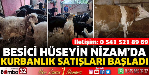 Besici Hüseyin Nizam’da kurbanlık satışları başladı