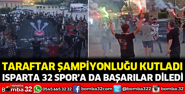Beşiktaş taraftarının şampiyonluk sevinci