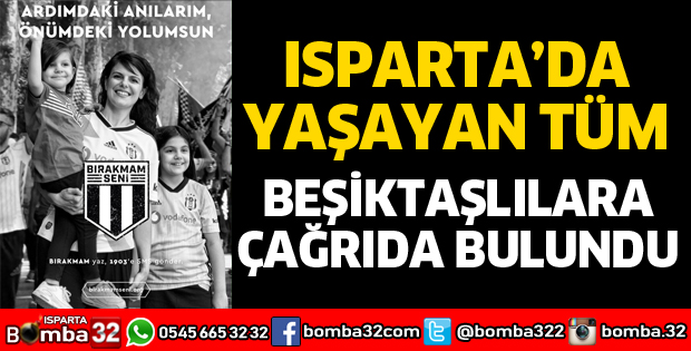 BEŞİKTAŞLILARA ÇAĞRI