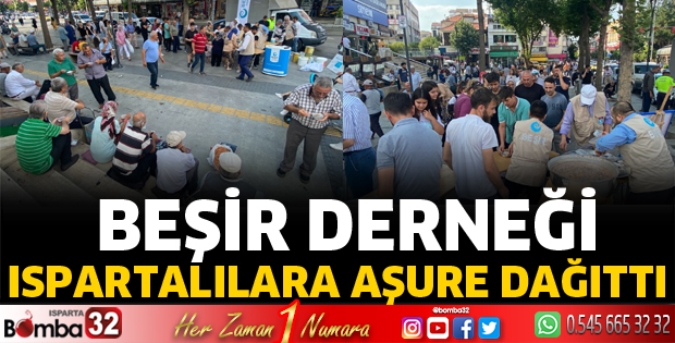 Beşir Derneği aşure dağıttı