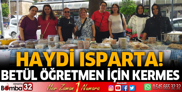 Betül öğretmen için kermes