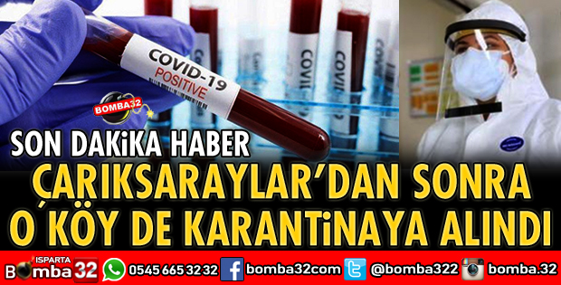 BEYKÖY KARANTİNAYA ALINDI