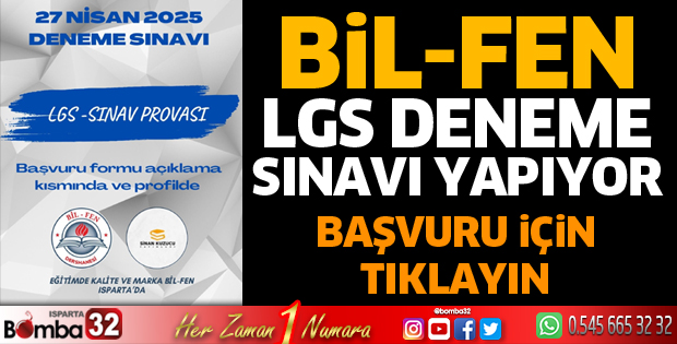 BİL-FEN deneme sınavı yapacak 