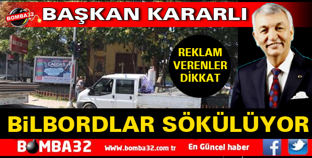 BİLBOARDLARA REKLAM VERENLER DİKKAT!