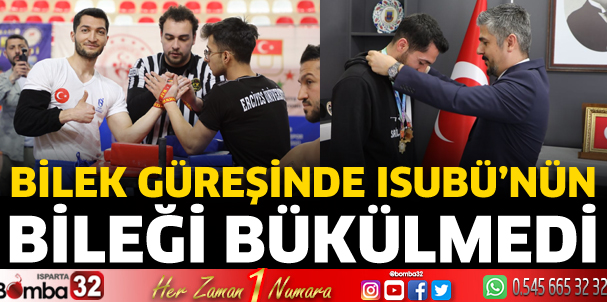 Bilek güreşinde ISUBÜ’nün bileği bükülmedi