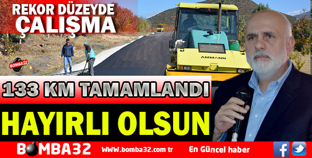 BİLGİÇ ISPARTA'DA ASFALTSIZ KÖY YOLU KALMAYACAK