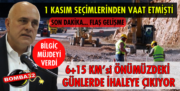 BİLGİÇ MÜJDEYİ ULUBORLU'DA VERDİ