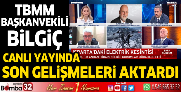 Bilgiç son gelişmeleri aktardı